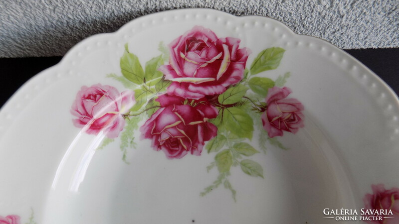 2 Zsolnay rose plates!