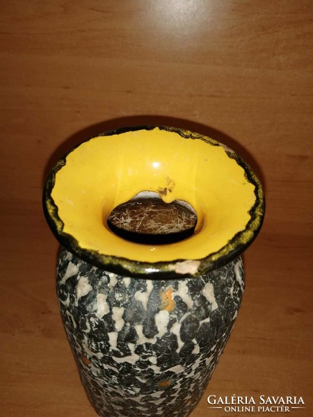Industrial artist ceramic vase - 21.5 cm high (39/d)