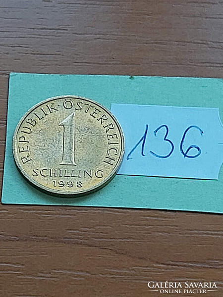 AUSZTRIA 1 SCHILLING 1998  Alumínium-Bronz, Havasi gyopár  136