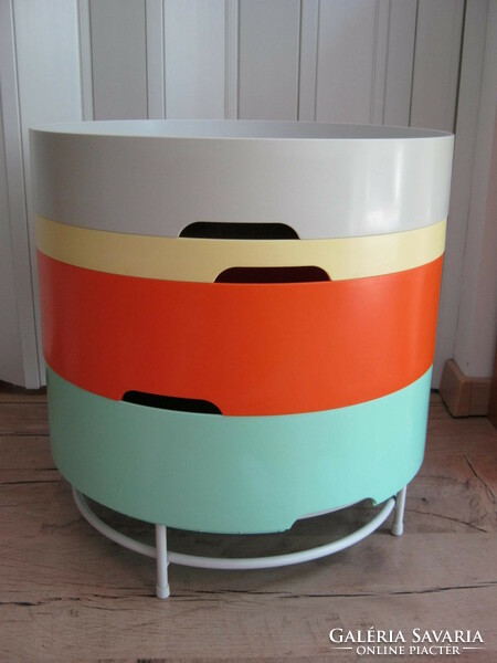 Ikea retro plastic storage table