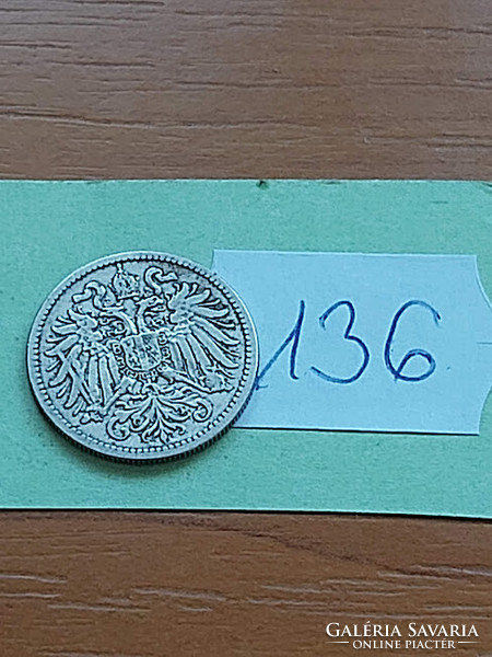 AUSZTRIA 10 HELLER 1895 Nikkel   136