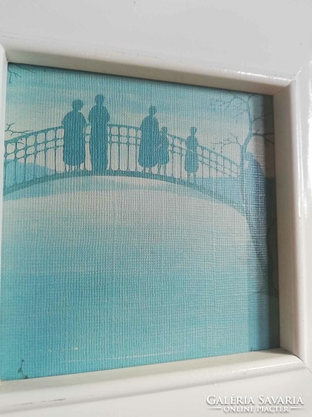 People on the Bridge - Jungerhans shadow mural