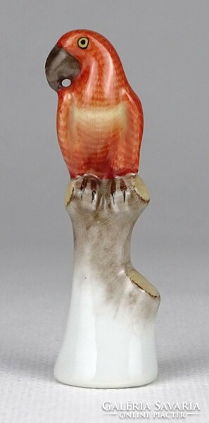 1N734 old Herend mini porcelain parrot figure 7 cm