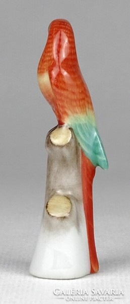 1N734 old Herend mini porcelain parrot figure 7 cm