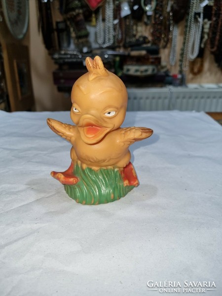 Old toy rubber figure