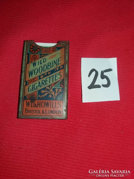 Antique 1930s collectible wid woodbine metal box cigarette advertising cards movie stars in one 25.
