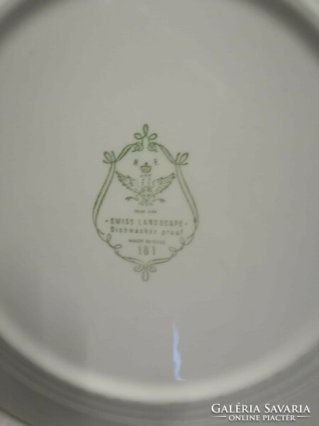 Earthenware flat plate