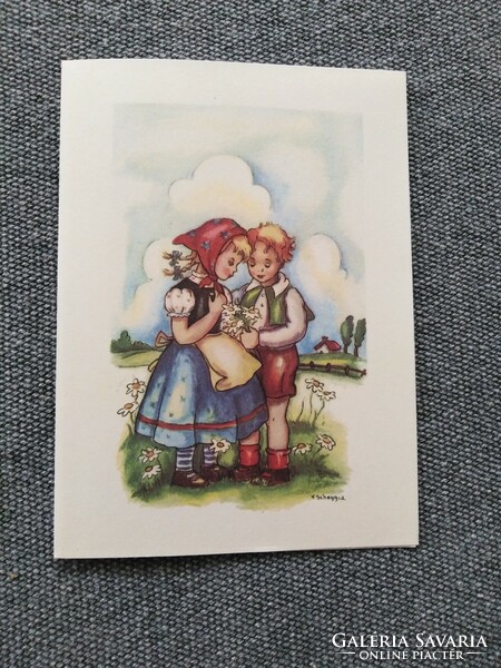 Greeting card - antique style