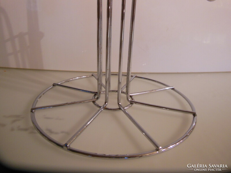 Stand - 38 x 22 cm - 8 arms - stainless steel - German - good condition