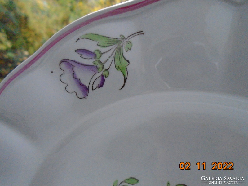 Spode marlborough sprays plate with a spectacular flower pattern 22 cm