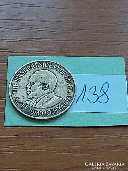 Kenya 5 cents 1970 nickel brass, mzee jomo kenyatta 138