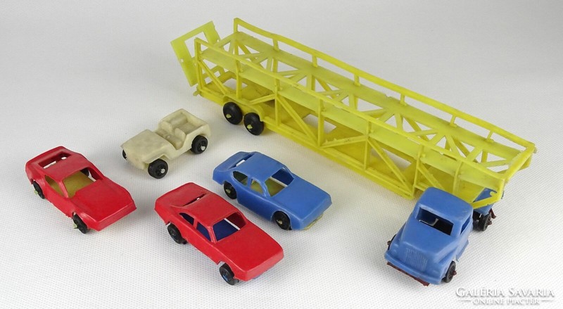 1N850 retro traffic goods plastic car package 6 pieces