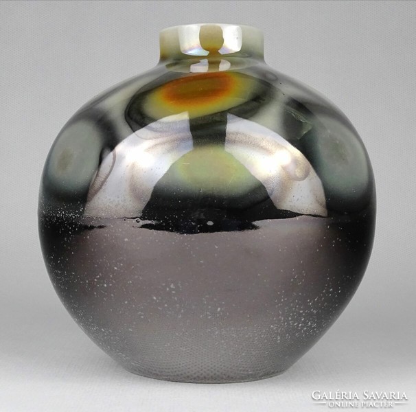 1N757 Régi jelzett Drasche porcelán váza gömbváza