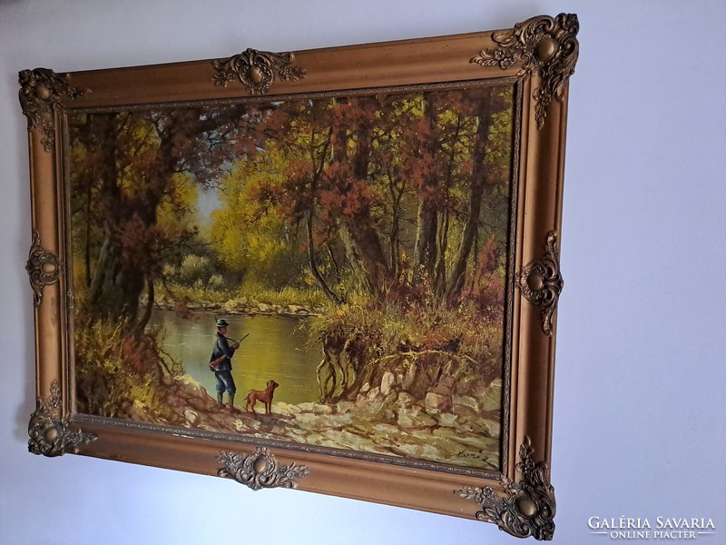 Hunting painting
