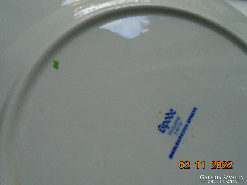 Spode marlborough sprays plate with a spectacular flower pattern 22 cm