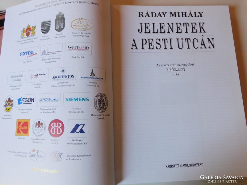 Mihály Ráday: scenes on the streets of Pest