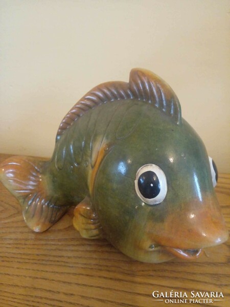 Extremely rare large Italian ceramic fish