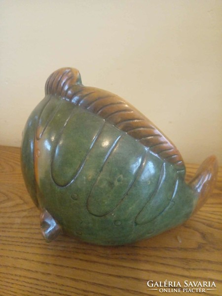 Extremely rare large Italian ceramic fish