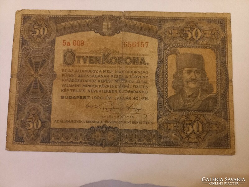 1920-as 50 Korona F++