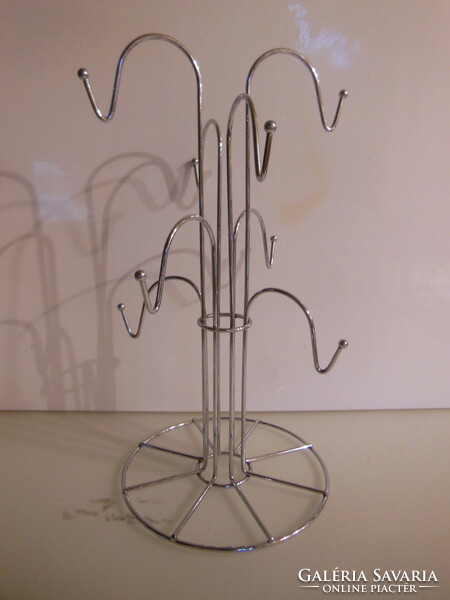 Stand - 38 x 22 cm - 8 arms - stainless steel - German - good condition