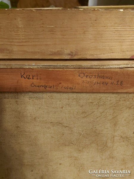 Benkhard Ágost antik festménye!