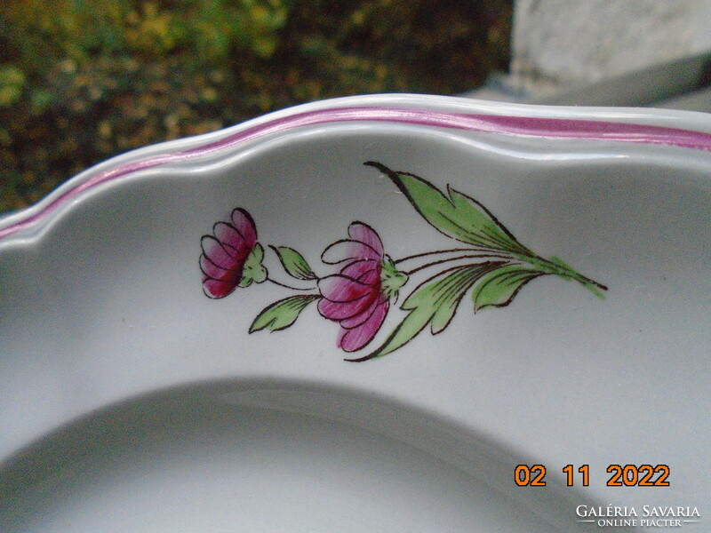 Spode marlborough sprays plate with a spectacular flower pattern 22 cm