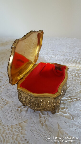 Beautiful gold/silver colored jewelry box, box