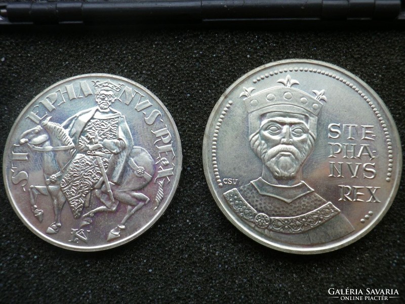 1972 Szent István 50+100 forint ezüst érmepár