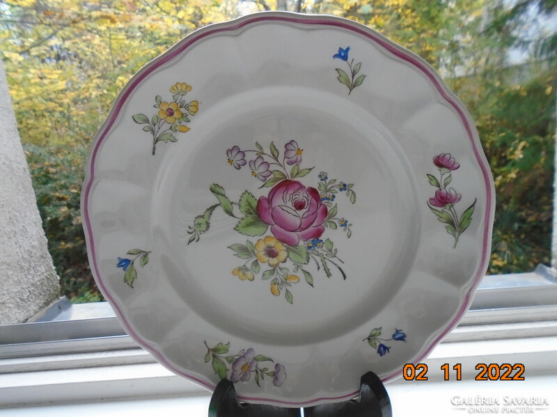 Spode marlborough sprays plate with a spectacular flower pattern 22 cm