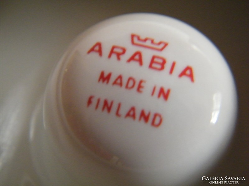 Arabia Finland skandináv design porcelán gyertyatartó