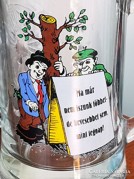 Funny beer mug with lid