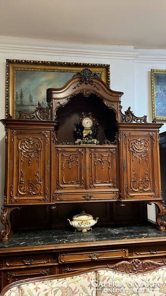 Viennese Baroque dining set - 9 pieces for sale / for rent