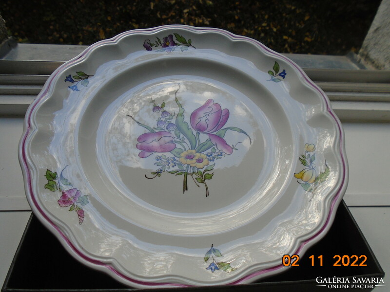 Copeland-spode bowl with a spectacular floral pattern 27 cm