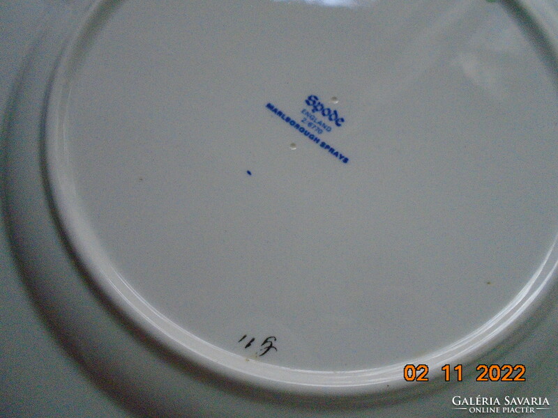 SPODE MARLBOROUGH SPRAYS látványos virágmintával tányér 22 cm