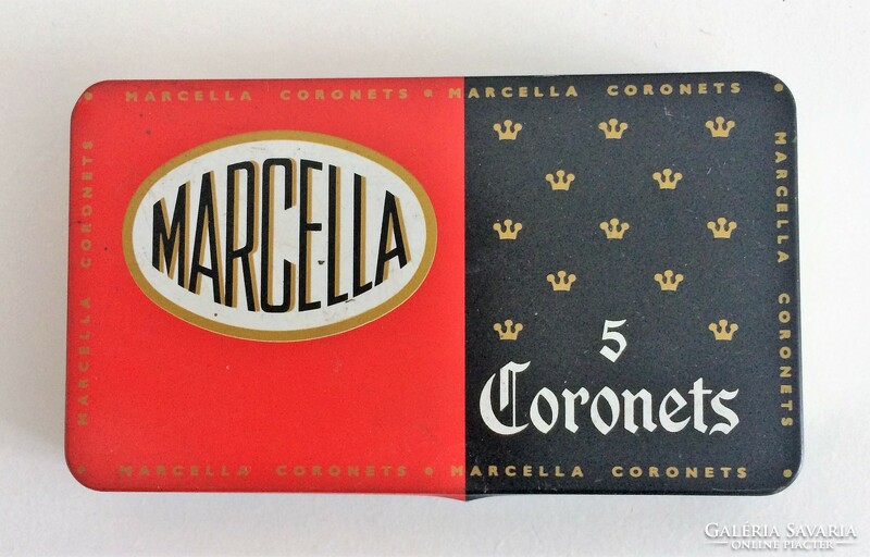 Marcella Coronets 5 fém cigarettás doboz - fém doboz