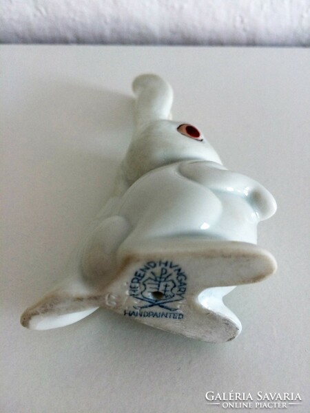 Herendi felálló fülű porcelán Nyúl - Nyuszi - porcelán figura - nipp