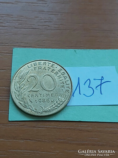 French 20 centimeter 1986 aluminum bronze 137