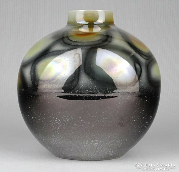 1N757 Régi jelzett Drasche porcelán váza gömbváza