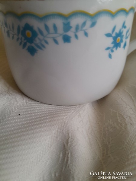 Zsolnay collection tea cup with blue flowers