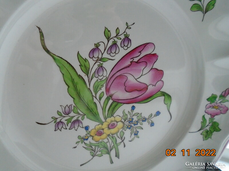 Spode marlborough sprays plate with a spectacular flower pattern 22 cm