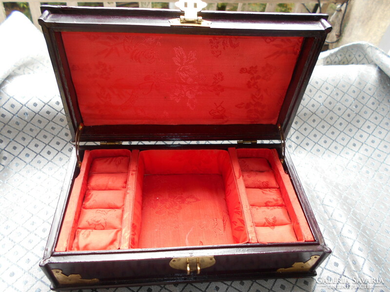 Eastern jewelry box - with copper studs and decoration