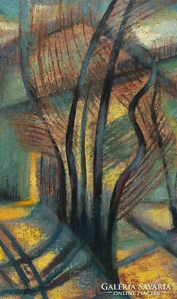 Rafael Győző Viktor (1900-1981): Tájkép, 40 x 60,5 cm