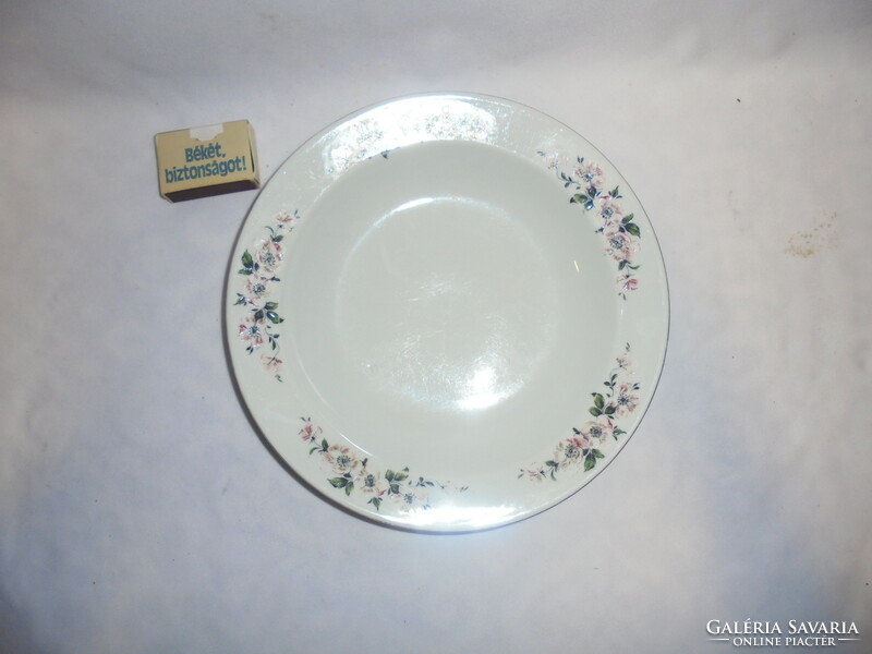 Alföldi porcelain deep plate with flowers - to fill a gap