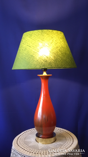 Cozy, decorative ceramic table lamp