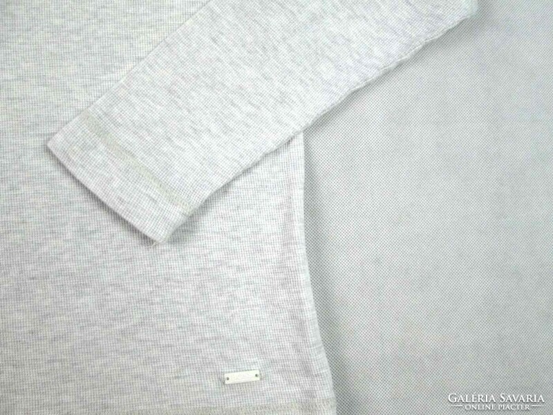 Original hugo boss (m / l) elegant men's elastic long-sleeved t-shirt top