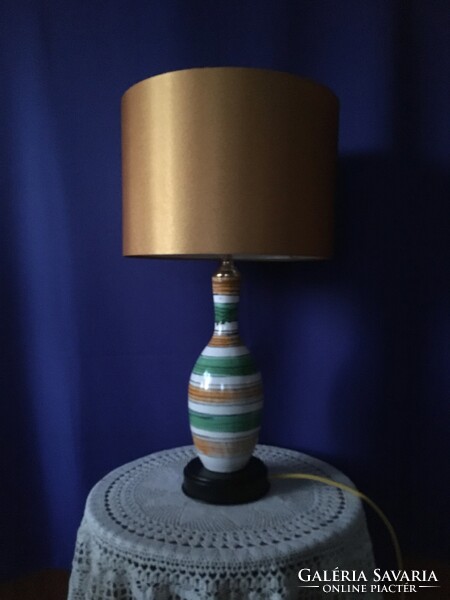 Cozy, decorative ceramic table lamp