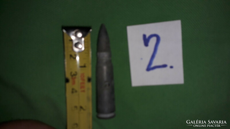 Antique neutralized perhaps machine gun ammunition / with markings 60 - 21 / 5 pcs together according to pictures 2.