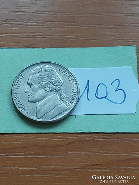 USA 5 CENT 1996 / P, Thomas Jefferson, Réz-nikkel  103