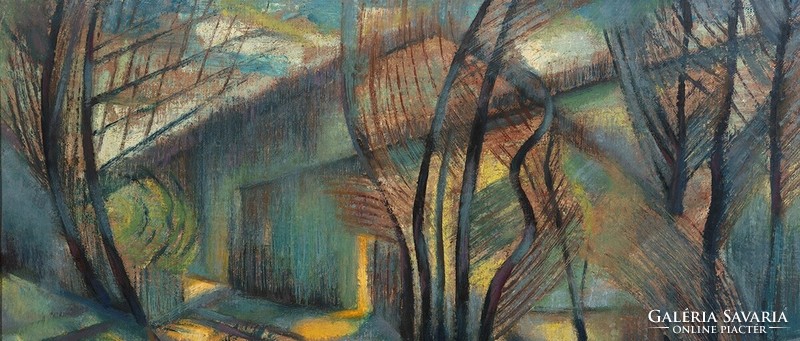 Victor Rafael Victor (1900-1981): landscape, 40 x 60.5 cm