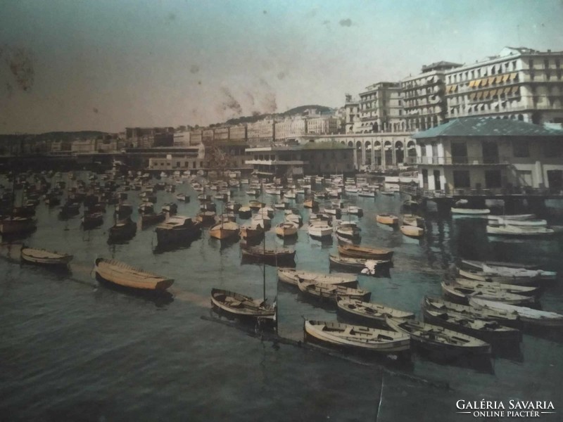 Algéria, kikötő, 1955-ből